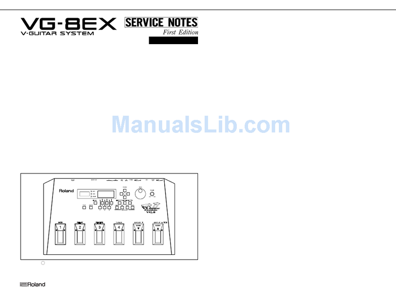 Roland VG-8EX Operating and maintenance manual