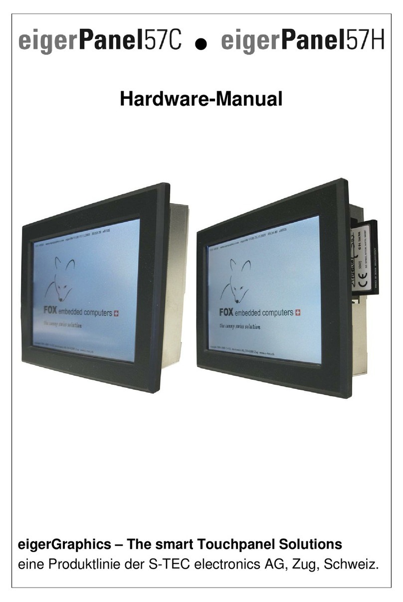Stec eigerPanel57C Hardware manual