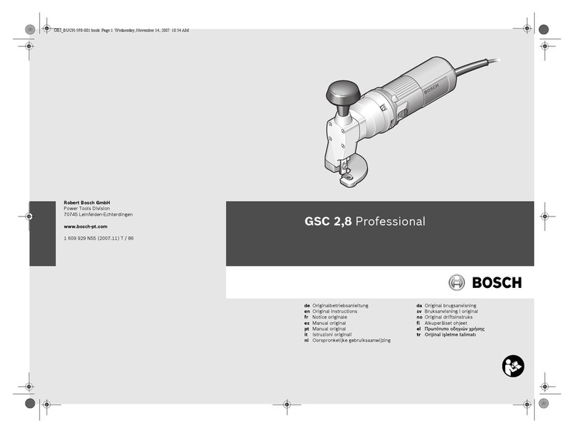 Bosch GSC 2,8 Professional User manual