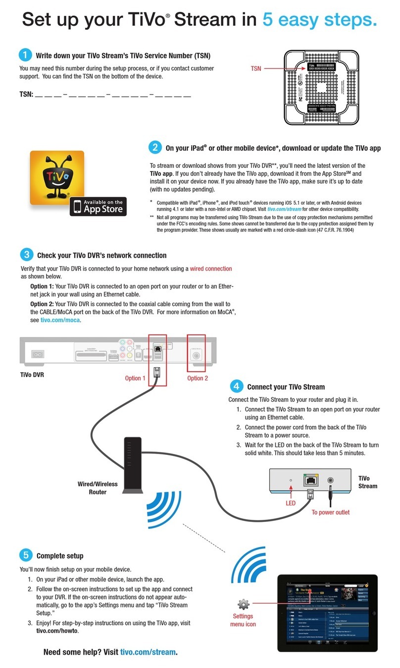TiVo TSN Manual