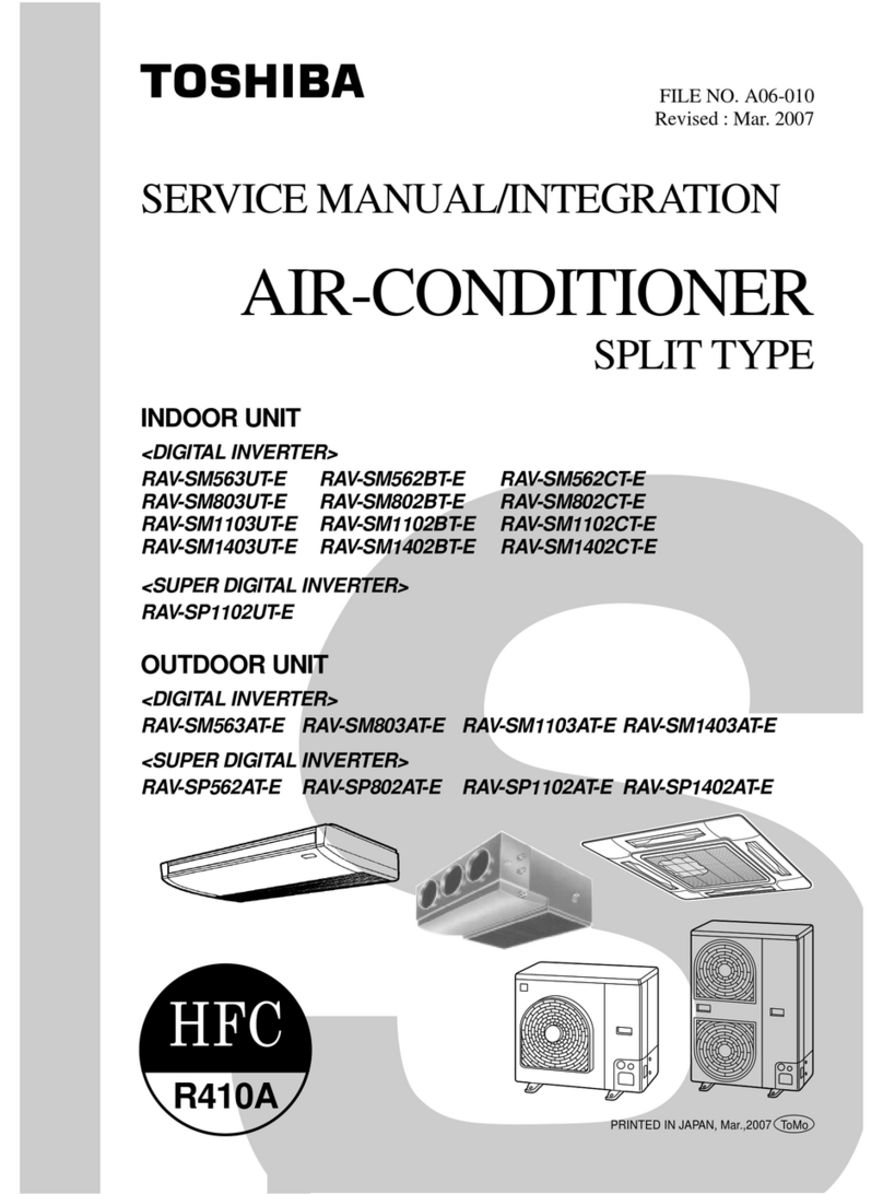 Toshiba RAV-SM563UT-E User manual