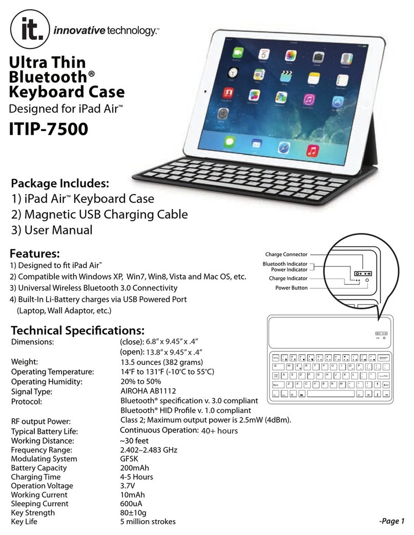 Innovative Technology ITIP-7500 manual