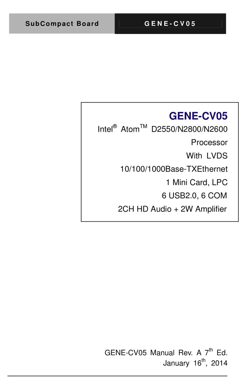 Aaeon GENE-CV05 manual