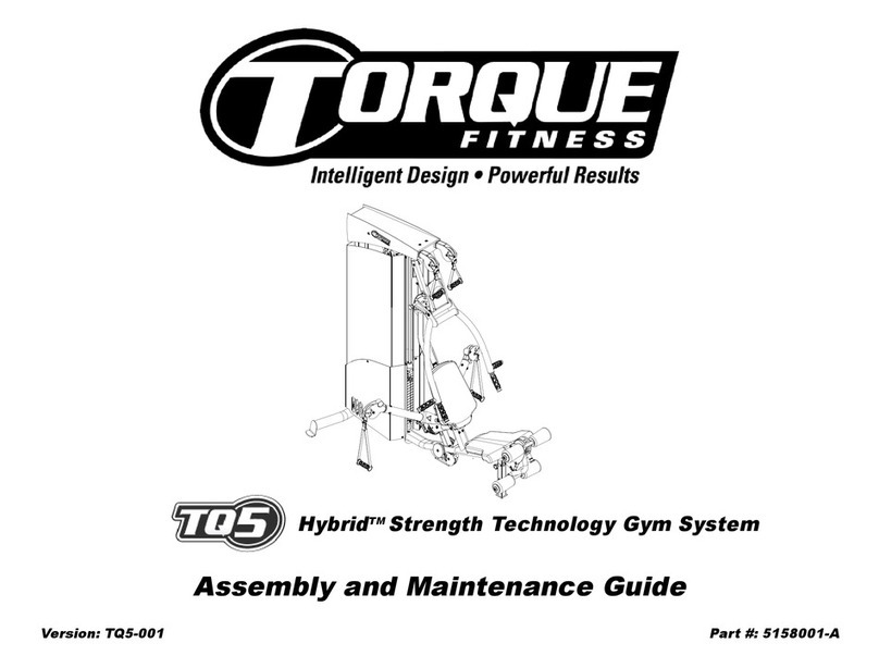 Torque Fitness TQ5-001 Assembly and maintenance guide
