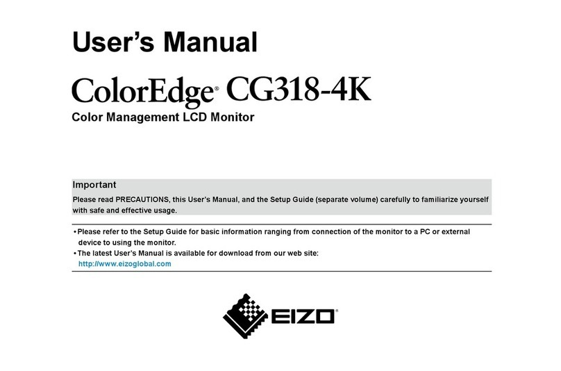 Eizo ColorEdge CG318-4K User manual