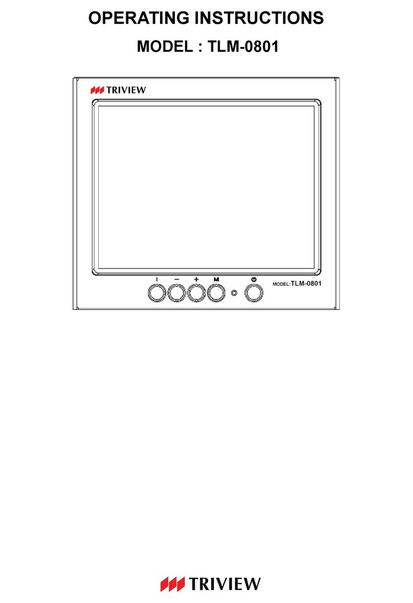 TRIVIEW TLM-0801 User manual