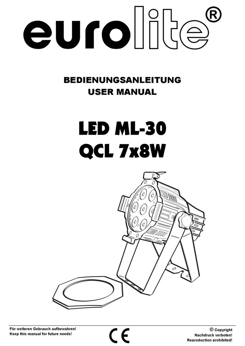 EuroLite LED ML-30 QCL 7x8W user manual