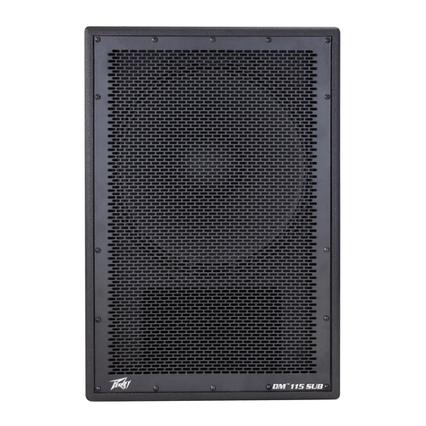 Peavey Dark Matter DM 115 Sub User manual Peavey Dark Matter DM 115 Sub User manual