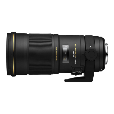 Sigma APO MACRO 180mm F2.8EX DG OS HSM User manual