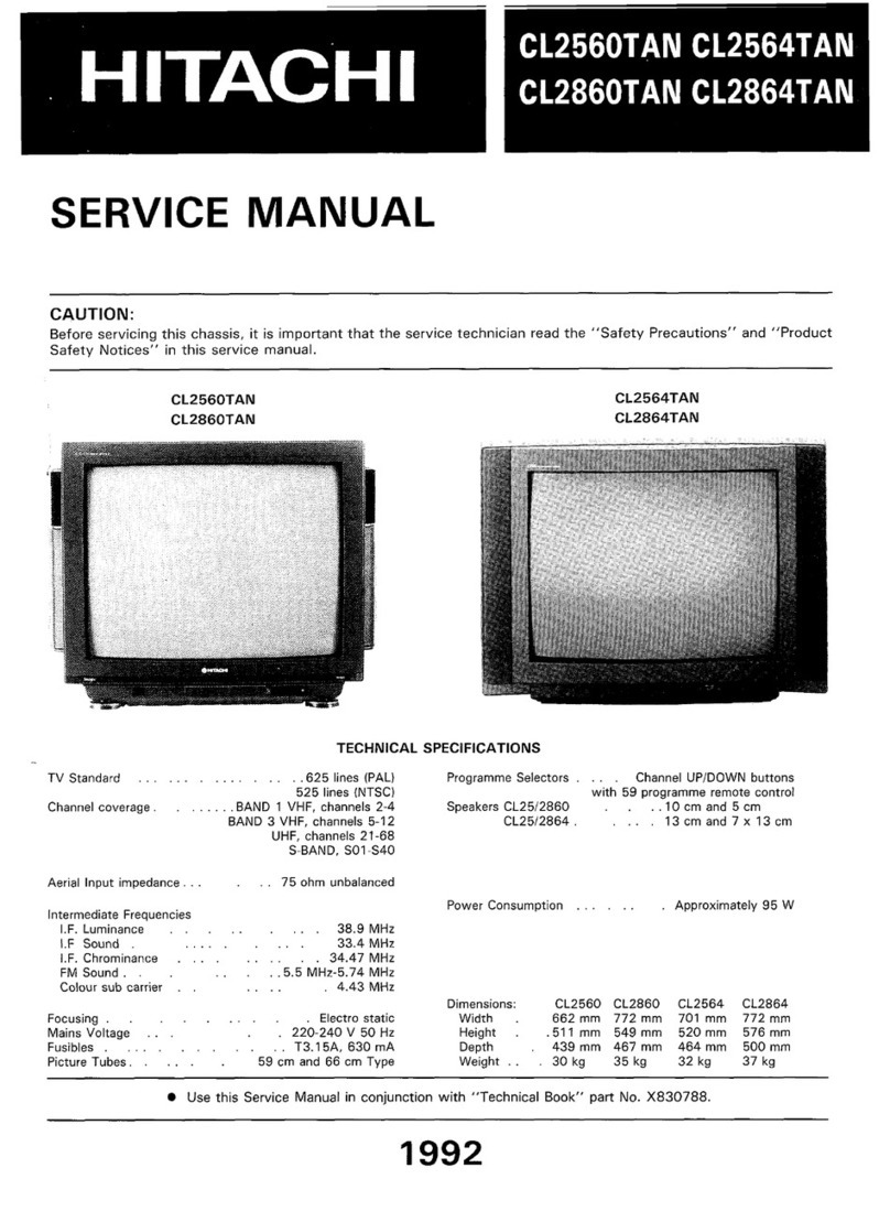 Hitachi CL2560TAN User manual Hitachi CL2560TAN User manual