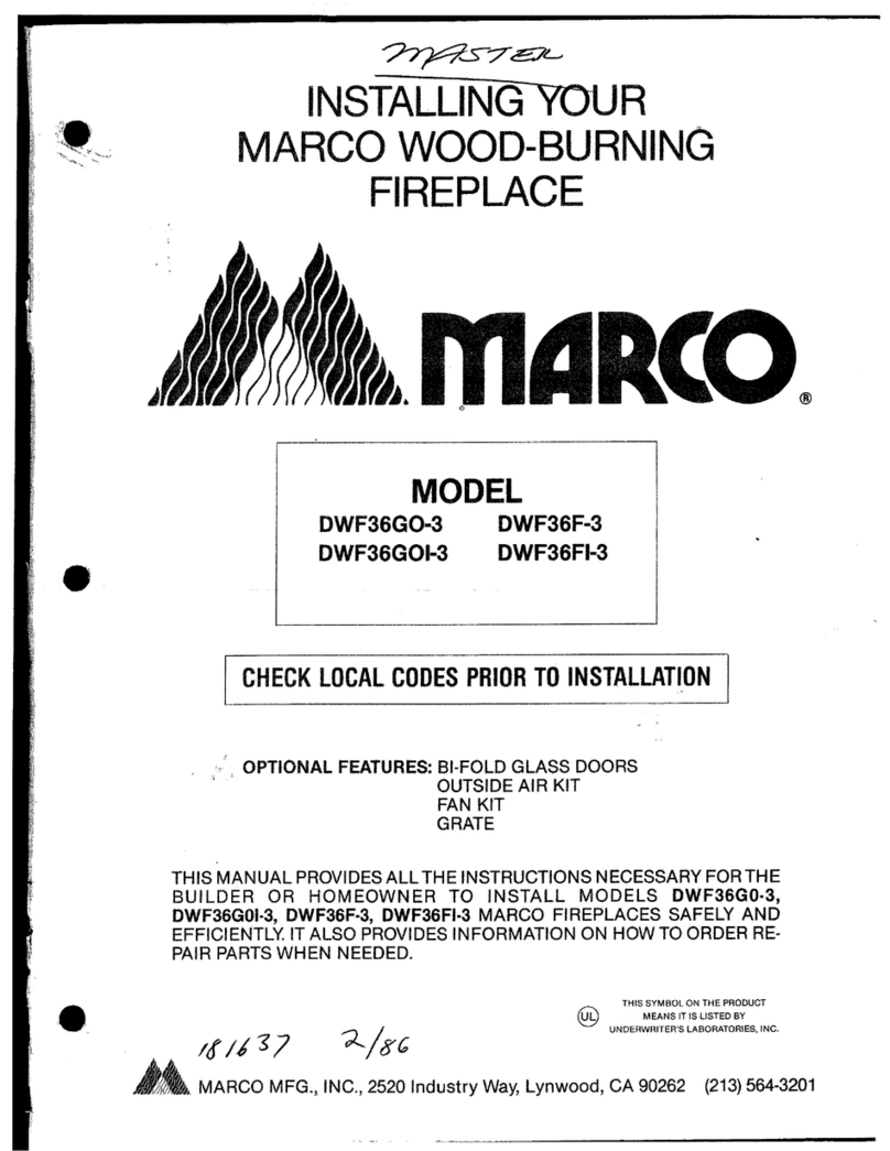 Marco DWF36GO-3 installation guide