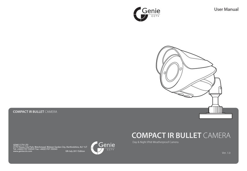 Genie COMPACT IR BULLET CAMERA User manual