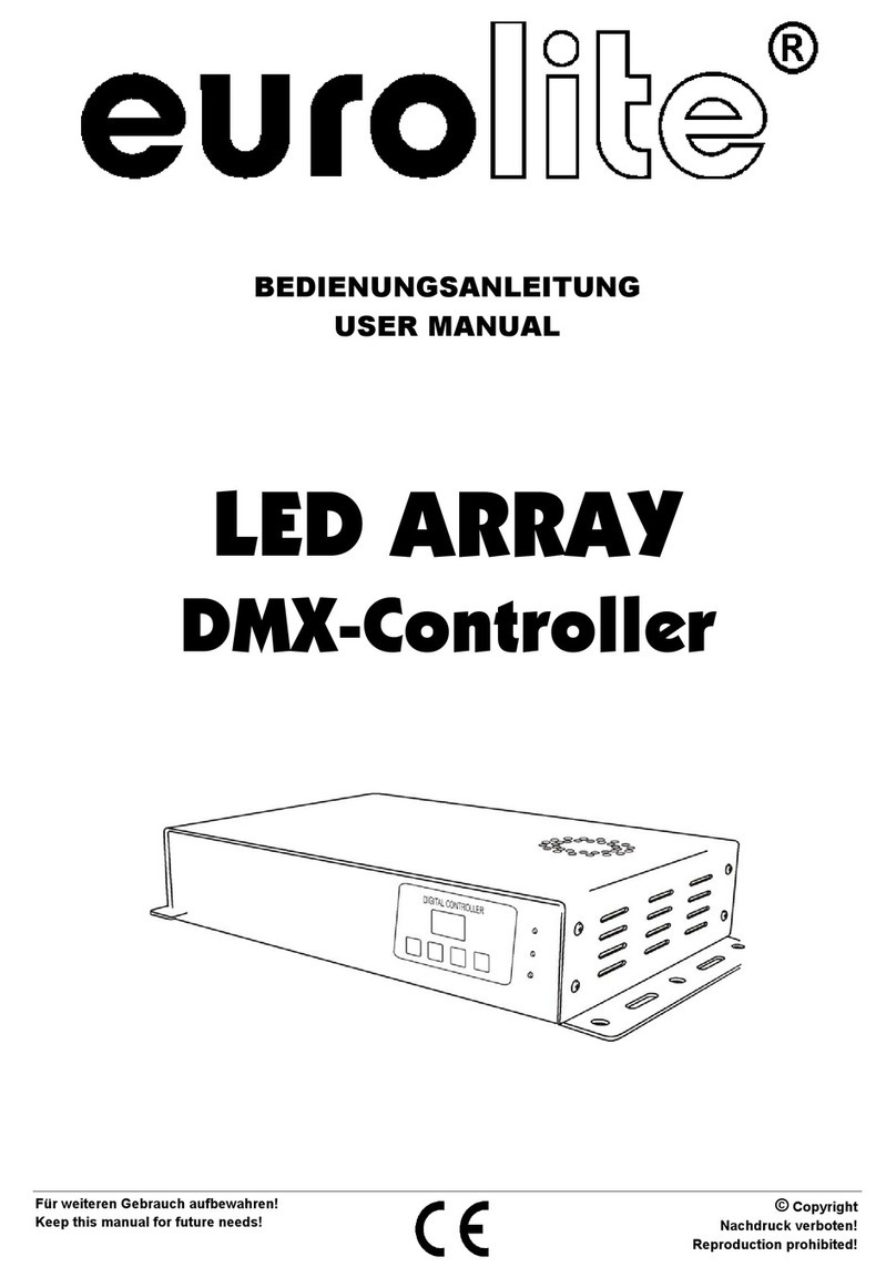 EuroLite LED ARRAY DMX-Controller user manual