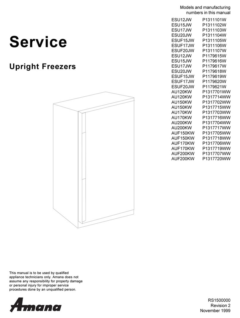 Amana ESU12JW Service manual