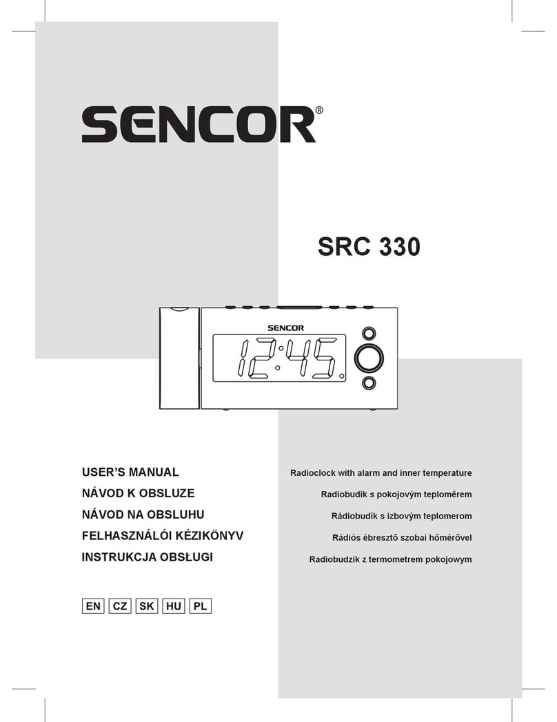 Sencor SRC 330 user manual