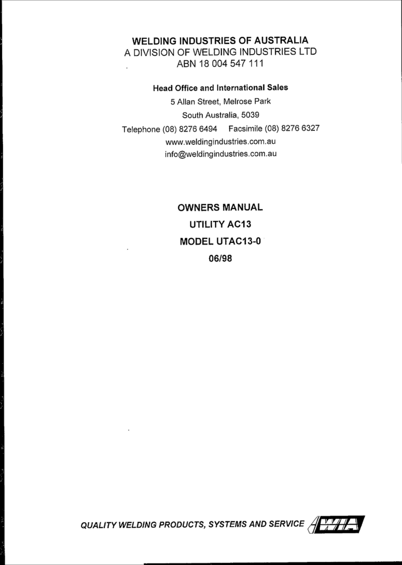 WIA UTILITY UTAC13-0 User manual WIA UTILITY UTAC13-0 User manual