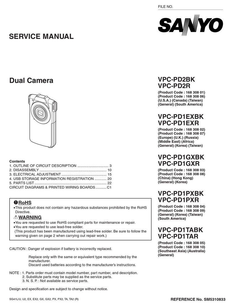 Sanyo VPC-PD2BK User manual