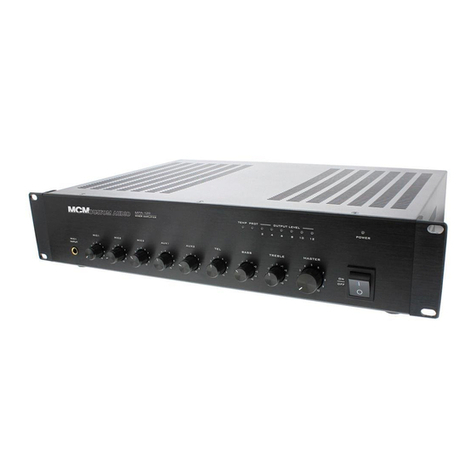 MCM Custom Audio MPA-20 Operation manual