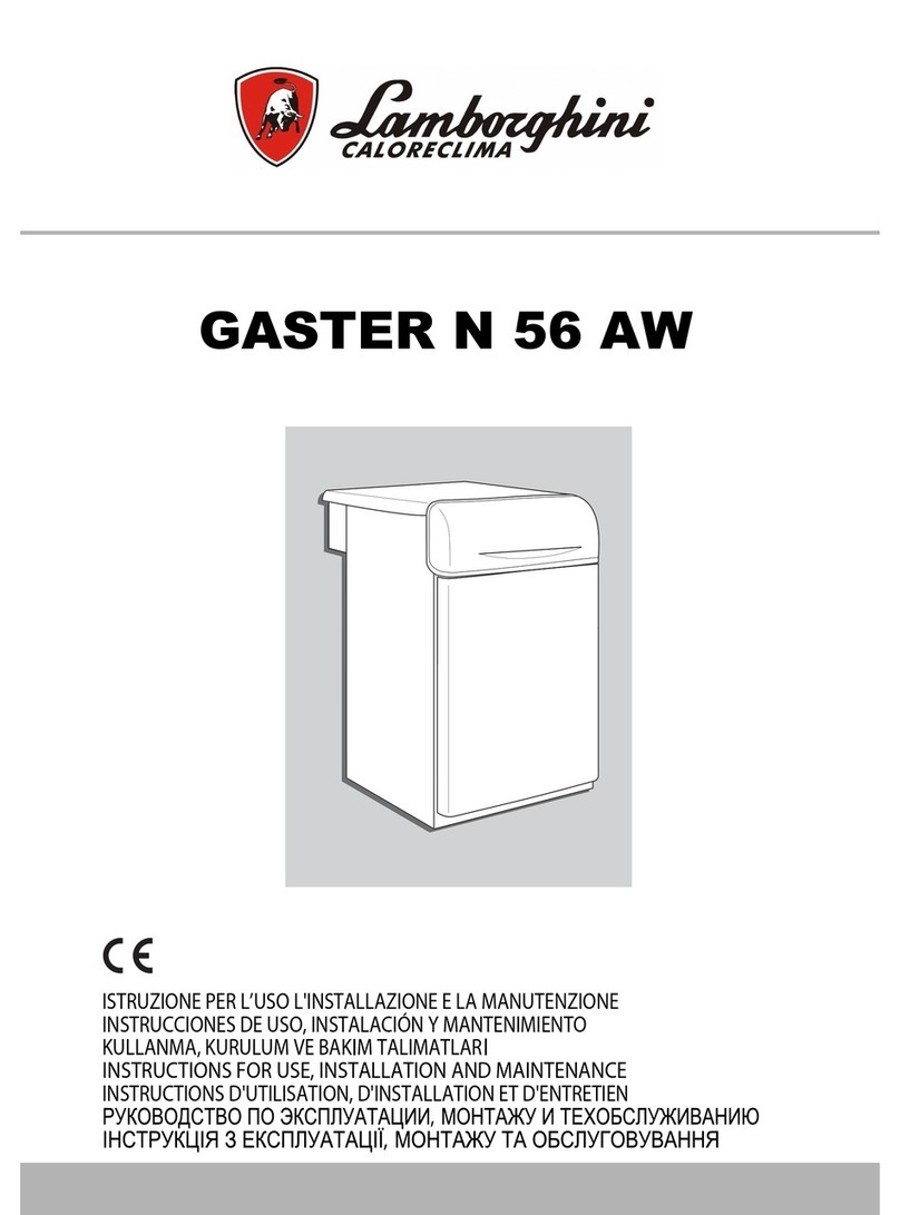Lamborghini Caloreclima GASTER N 56 AW Technical manual