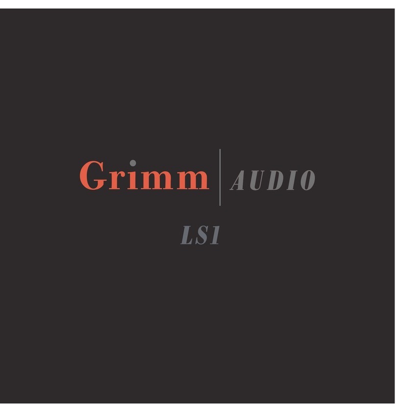 Grimm Audio LS1 user manual
