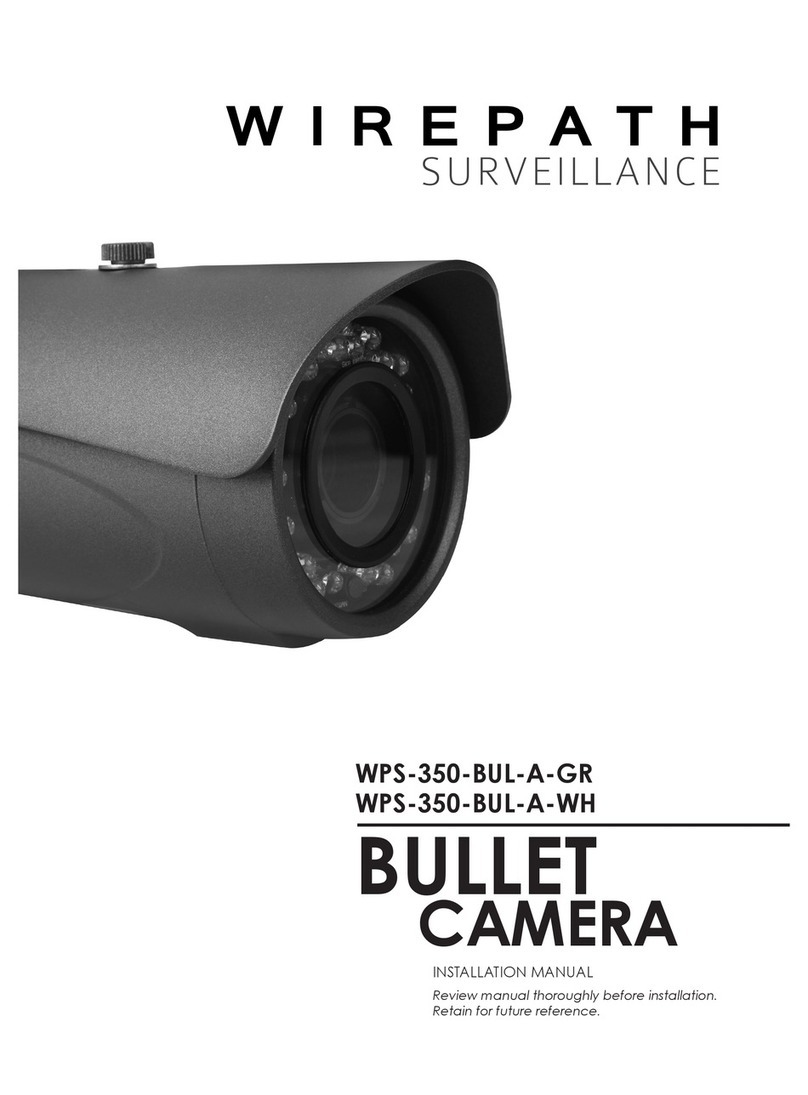 Wirepath Surveillance WPS-350-BUL-A-GR User manual Wirepath Surveillance WPS-350-BUL-A-GR User manual