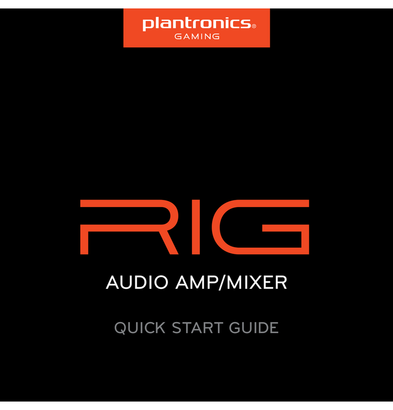 Plantronics RIG quick start guide