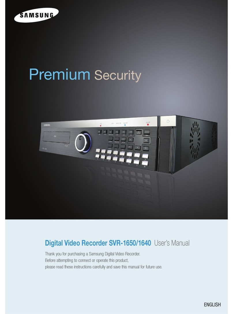 Samsung SVR-1650 User manual