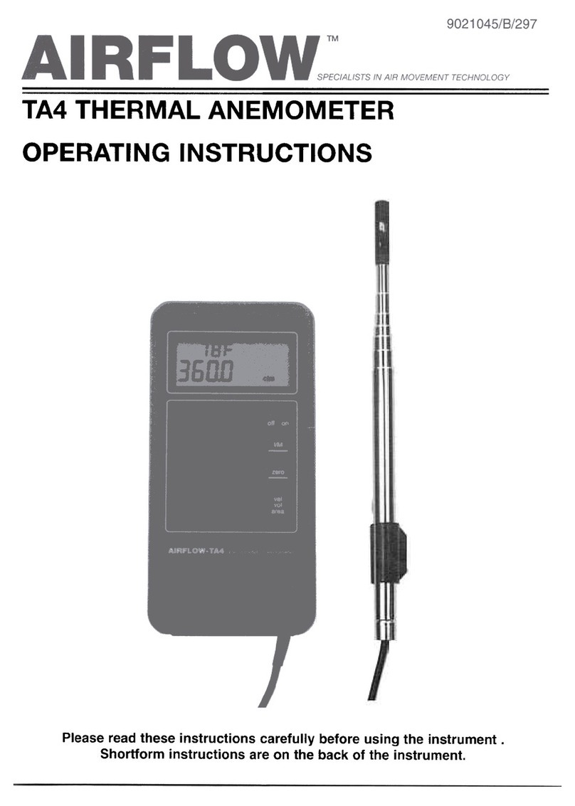 Airlow TA4 operating instructions