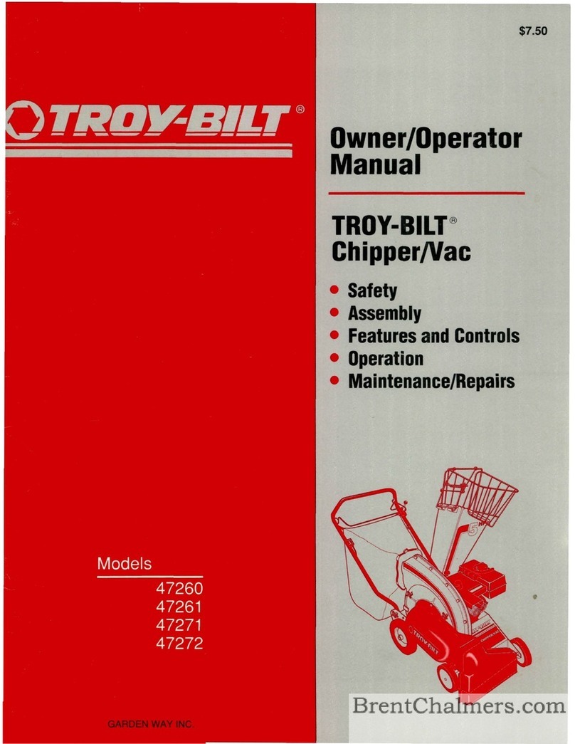 Troy-Bilt 47260 Instruction Manual