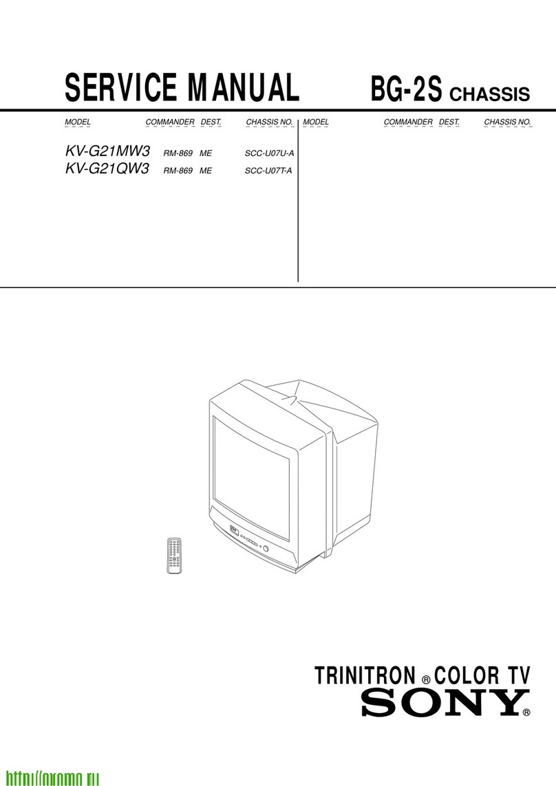 Sony Trinitron KV-G21MW3 User manual