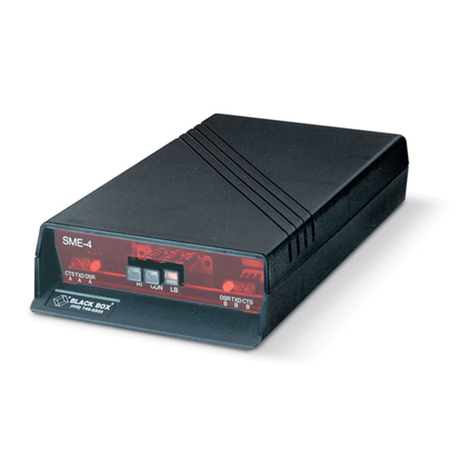 Black Box ME251A-R3 User manual Black Box ME251A-R3 User manual