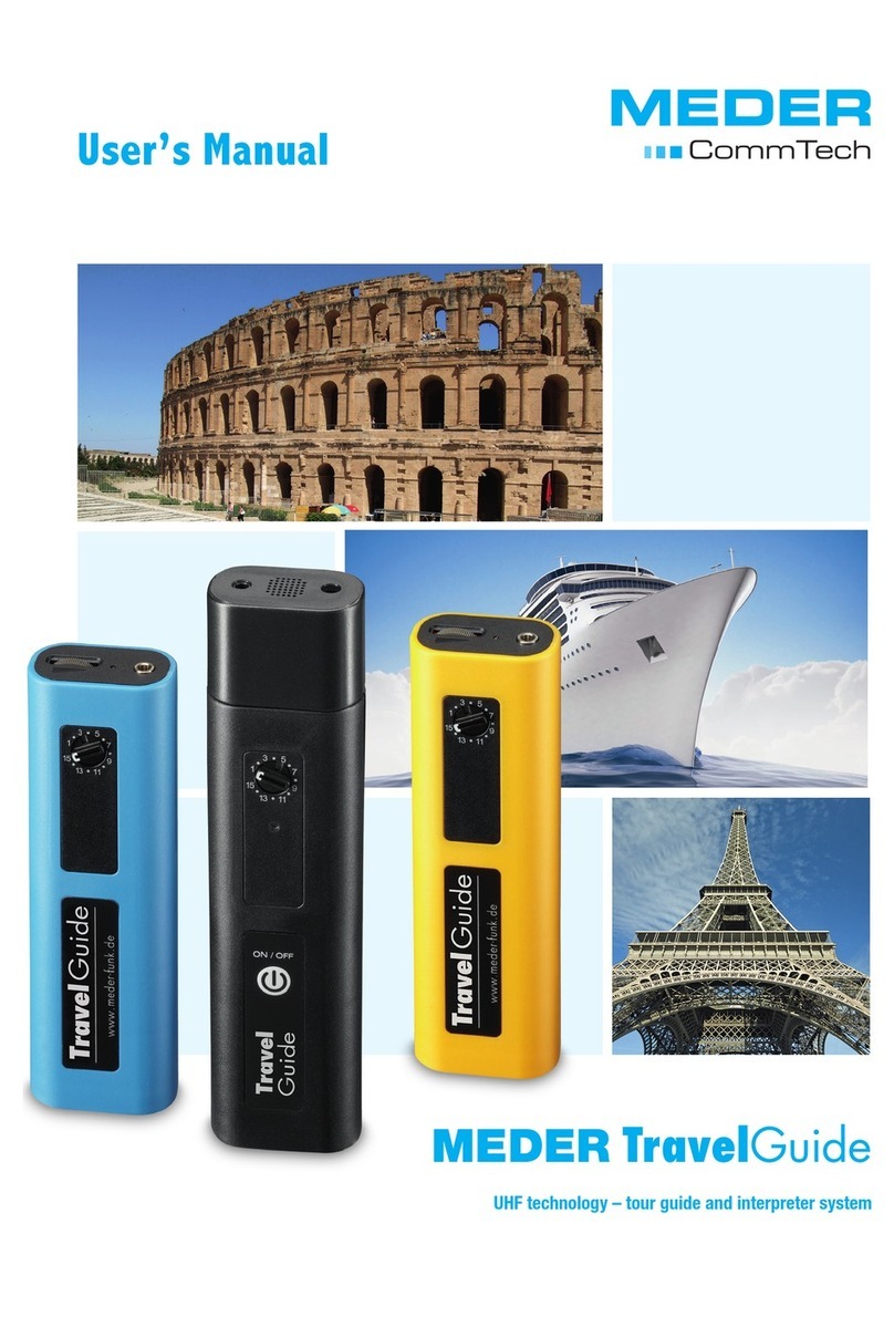 Meder TravelGuide user manual