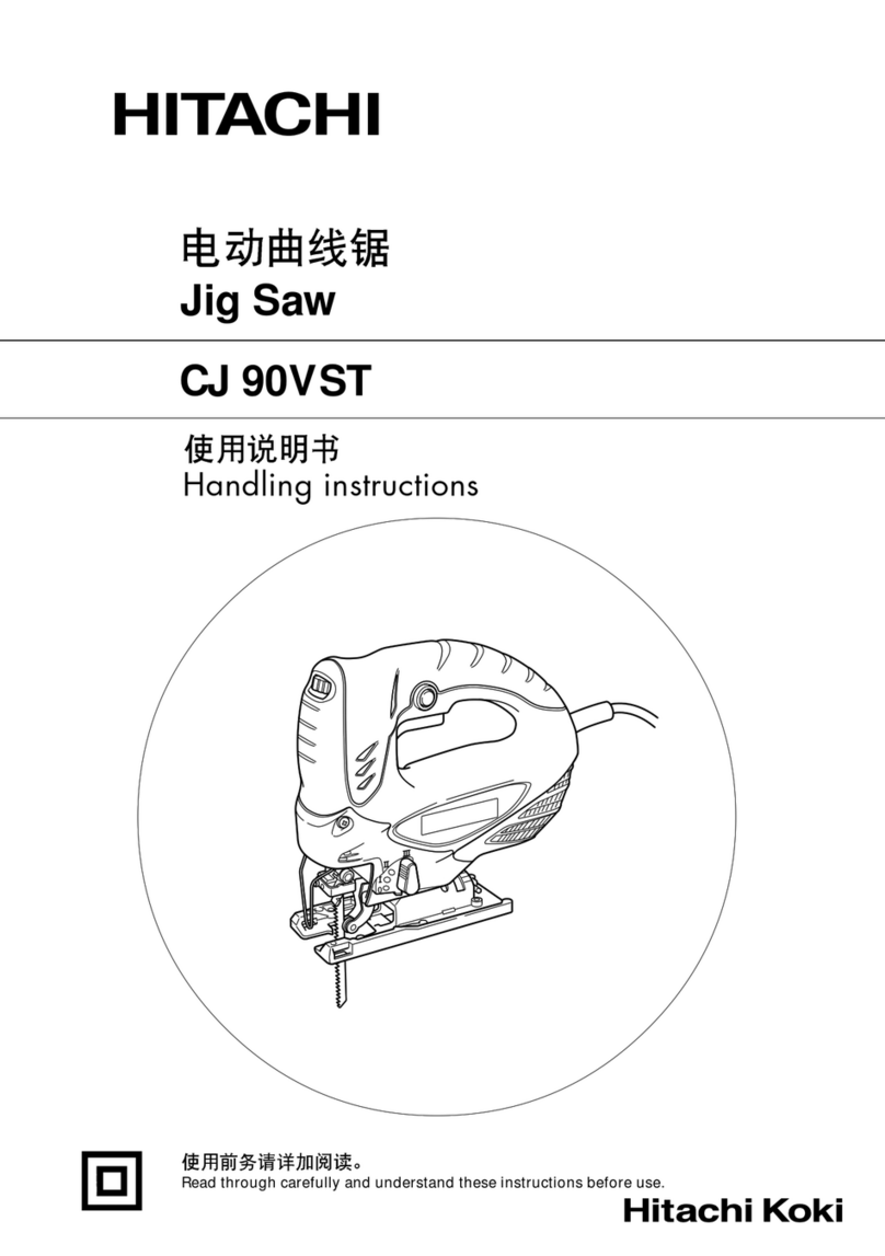 Hitachi CJ 90VST Handling instructions