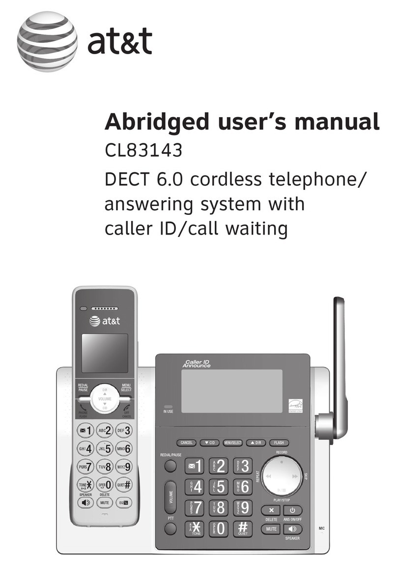 AT&T CL83143 User manual