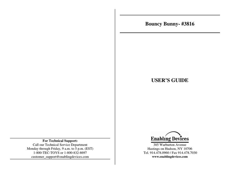 Enabling Devices Bouncy Bunny 3816 user guide