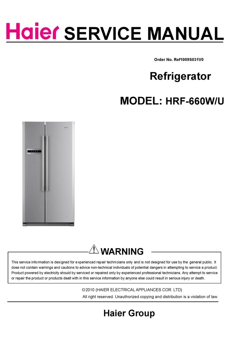 Haier HRF-660W/U Service manual