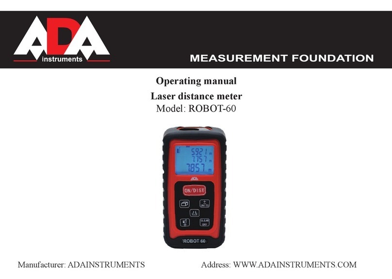 ADA INSTRUMENTS ROBOT-60 User manual