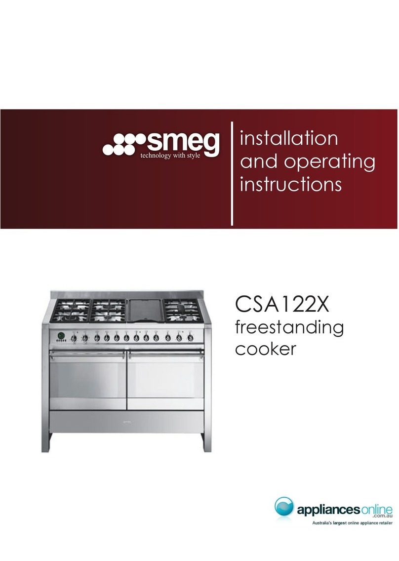 Smeg Classic CSA122X User manual