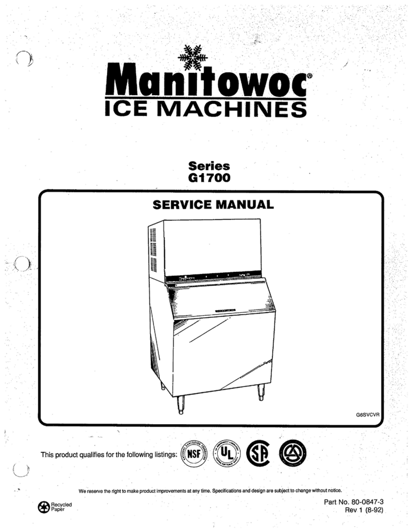 Manitowoc G-1700 User manual