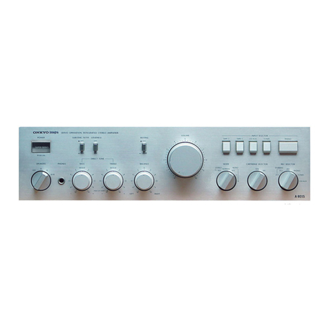 Onkyo A-8015 User manual
