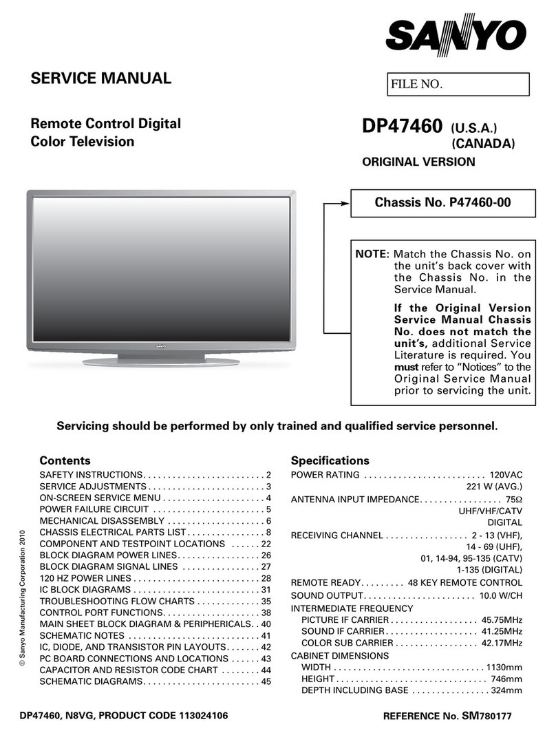 Sanyo NET@ DP47460 User manual