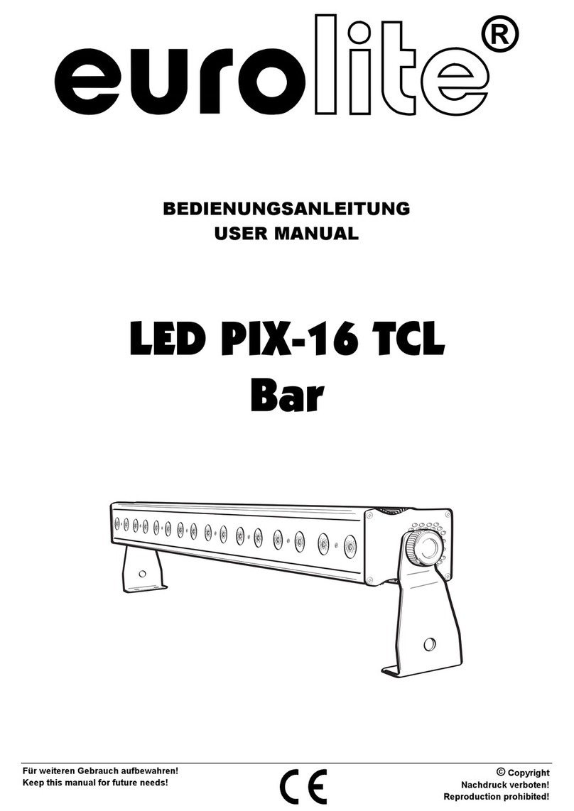 EuroLite LED PIX-16 TCL User manual