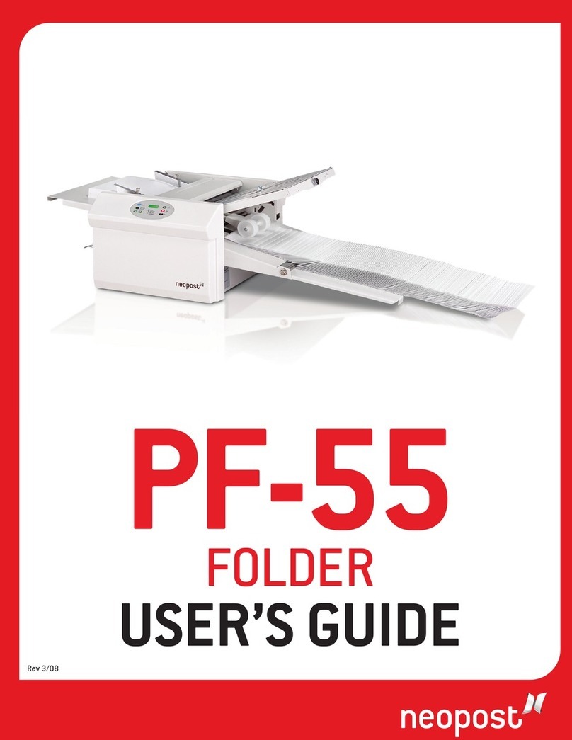Neopost PF-55 User manual
