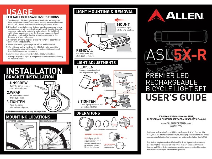 allen ASL5X-R user guide