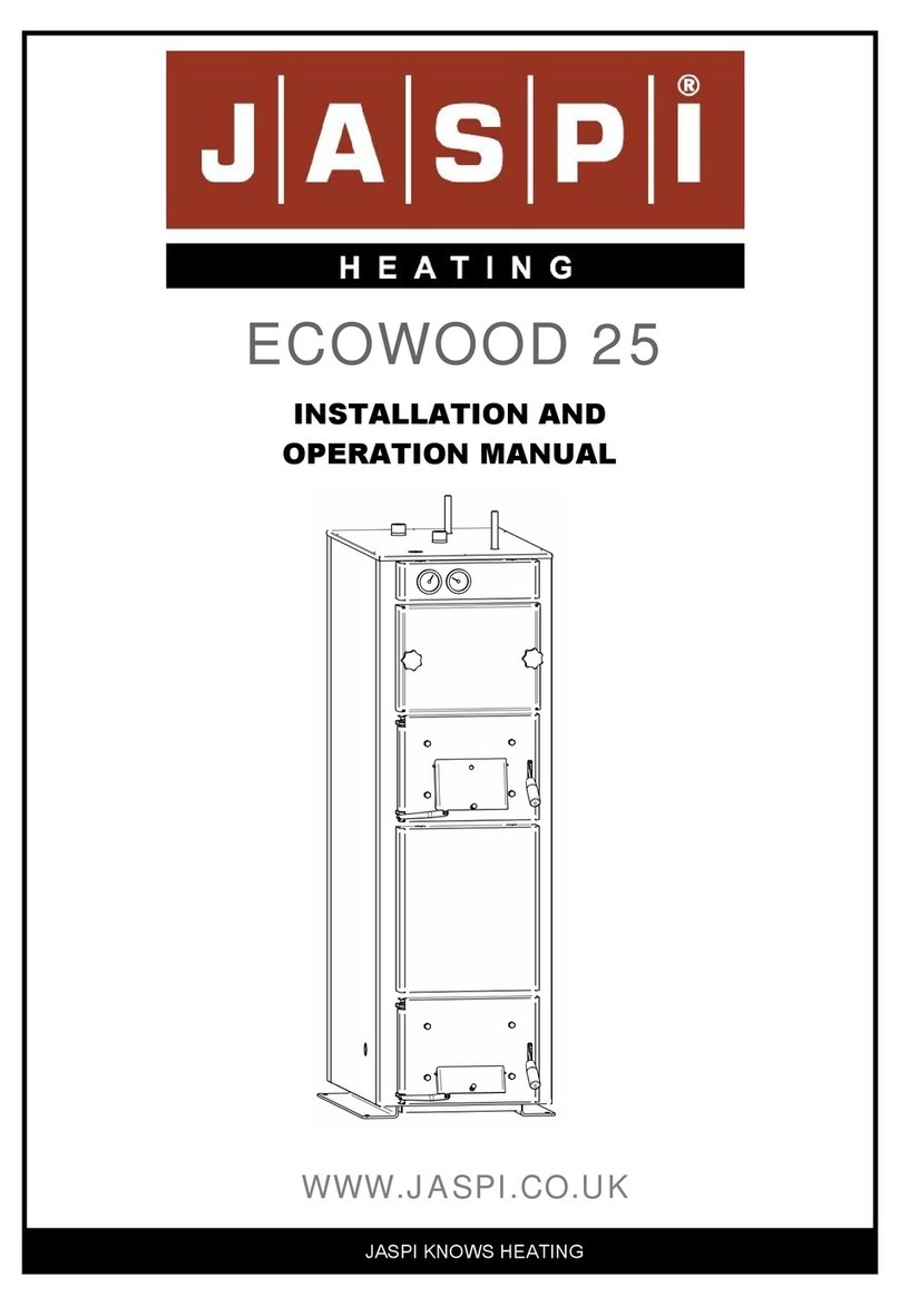 Jaspi ECOWOOD 25 Installation and operation manual Jaspi ECOWOOD 25 Installation and operation manual