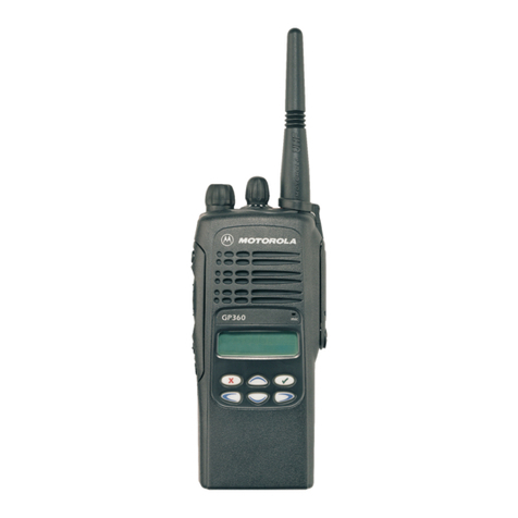 Motorola GP360 Series User manual