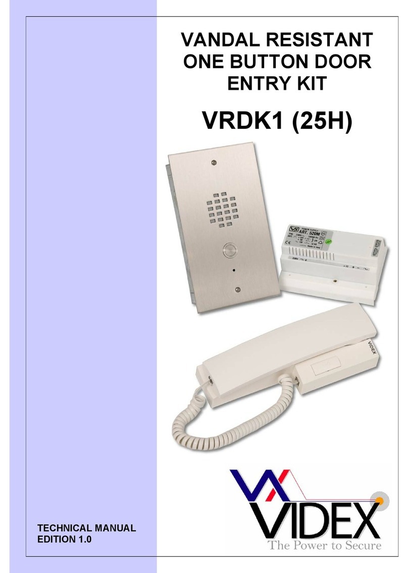 Videx VRDK1 (25H) User manual