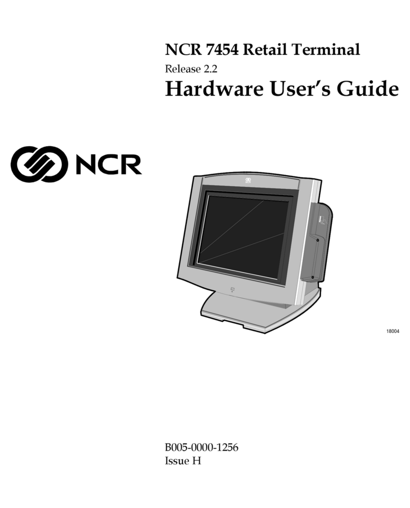 NCR 7454 Installation manual