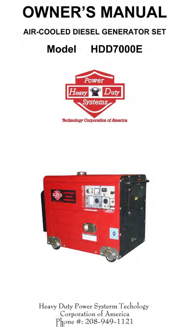 Heavy Duty Power Systems HDD7000E owner's manual Heavy Duty Power Systems HDD7000E owner's manual