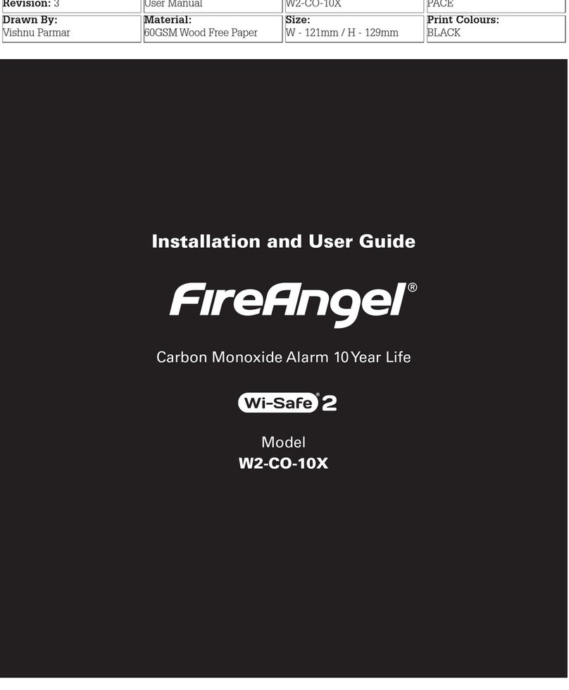 FireAngel W2-CO-10X Installation and user guide